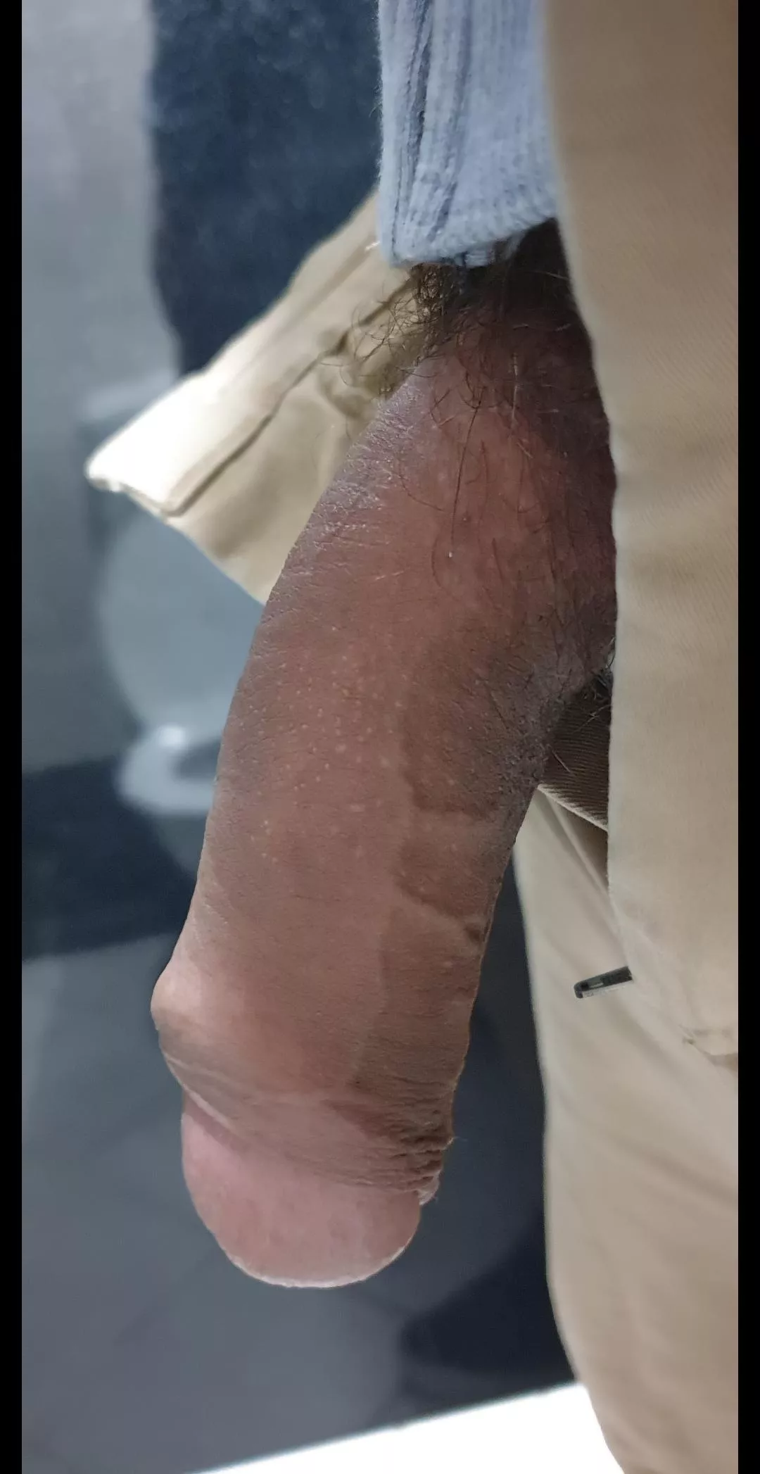 sneaky pic from the office bathroom..what do you think? posted by bi_nice82