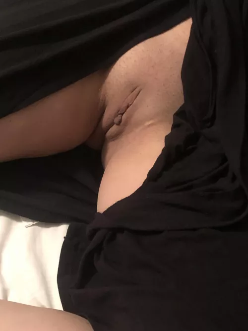 Sneaky shot of my freshly shaven kitty. by Workingmow