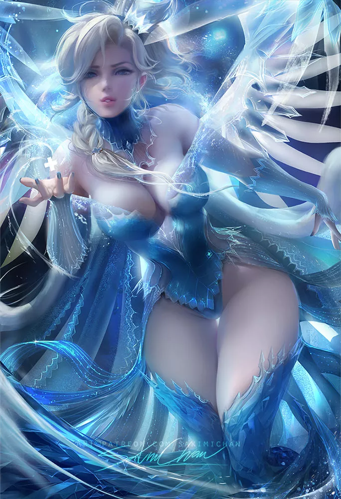 Snow Queen Mercy (Sakimichan) posted by kinkykat977