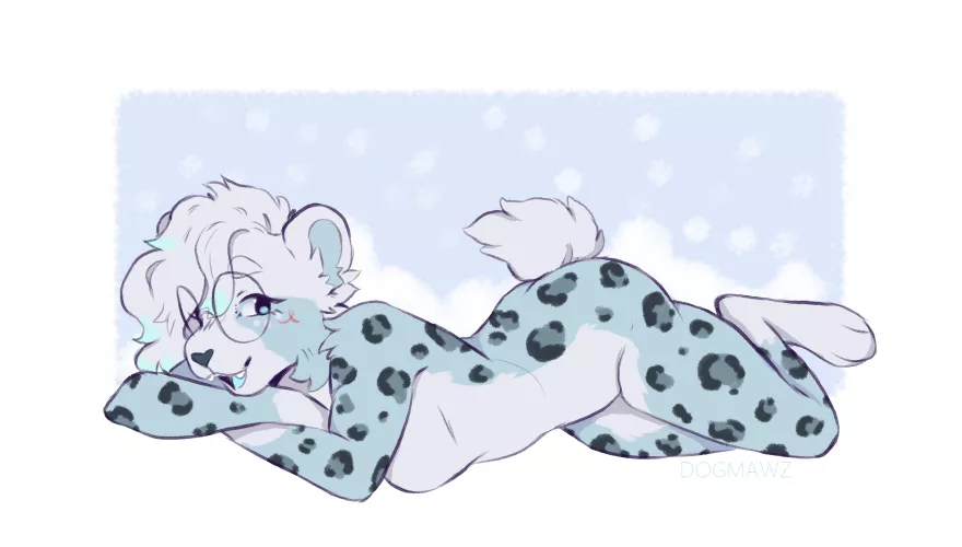 Snowy! (art by me! @DOGMAWZ on twitter) by -Spooders-