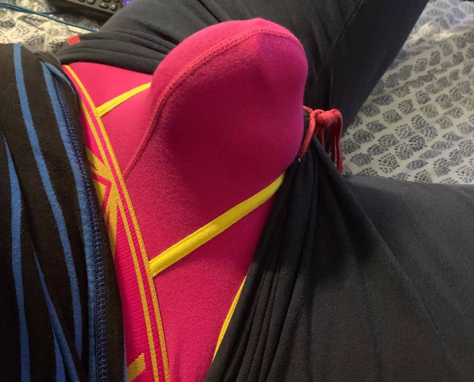 Snug but no escape or breach, but what support!! Up and out front. Zero time for subtlety. posted by zeroicarus