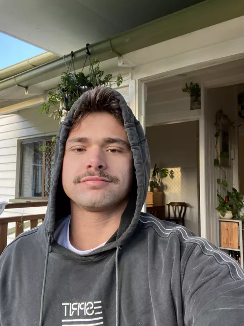 Snuggy in my fav hoodie by Only-Painting-5142