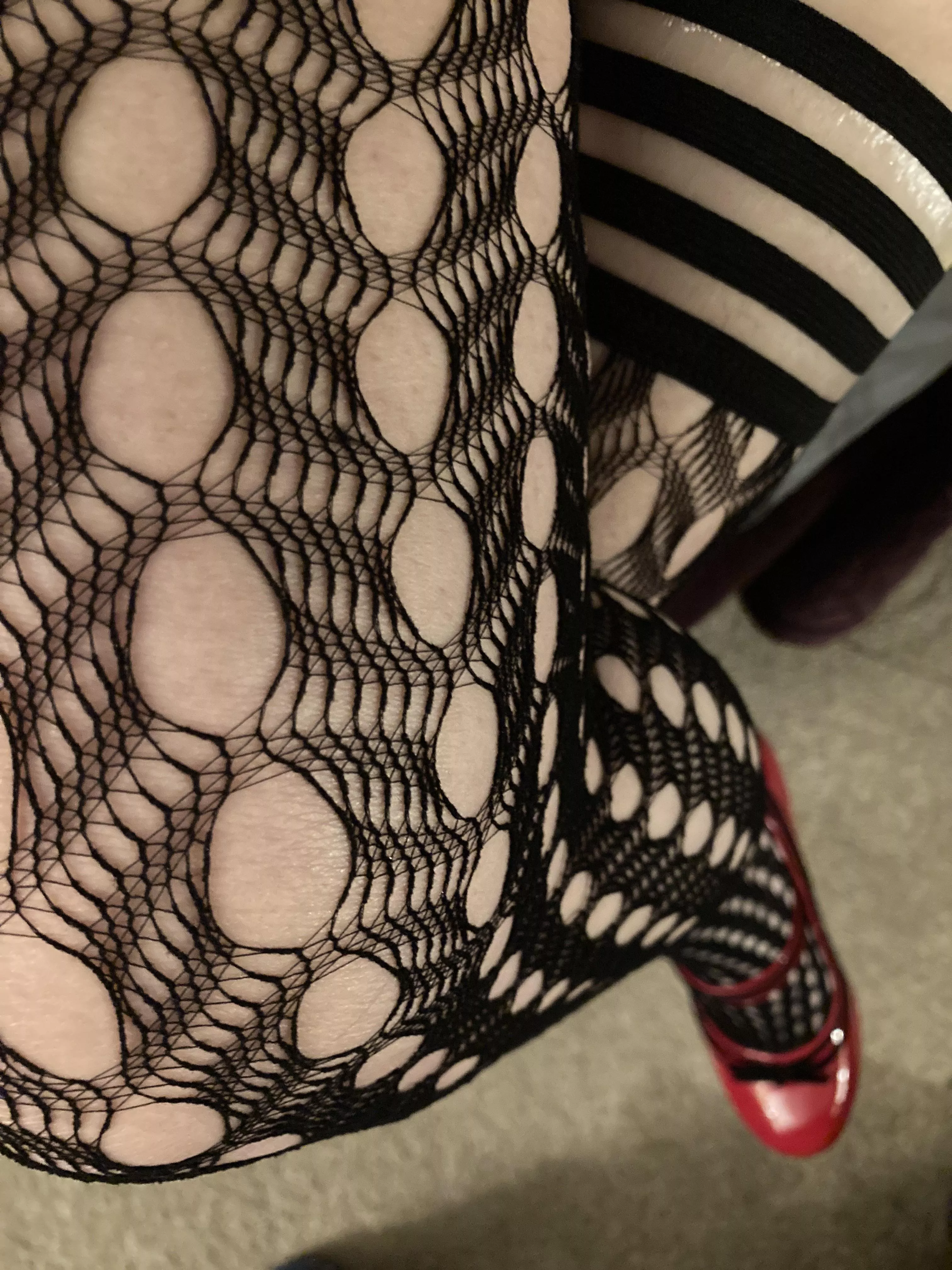 So happy with my new thigh highs posted by LilGiantess