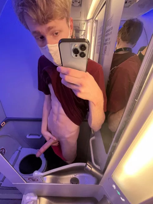 So horny I had to jack off mid flight😅 by Choice-Importance736