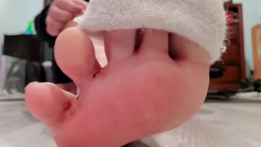 so much sweat and toe jam when I peeled my sock off by Sckb4u