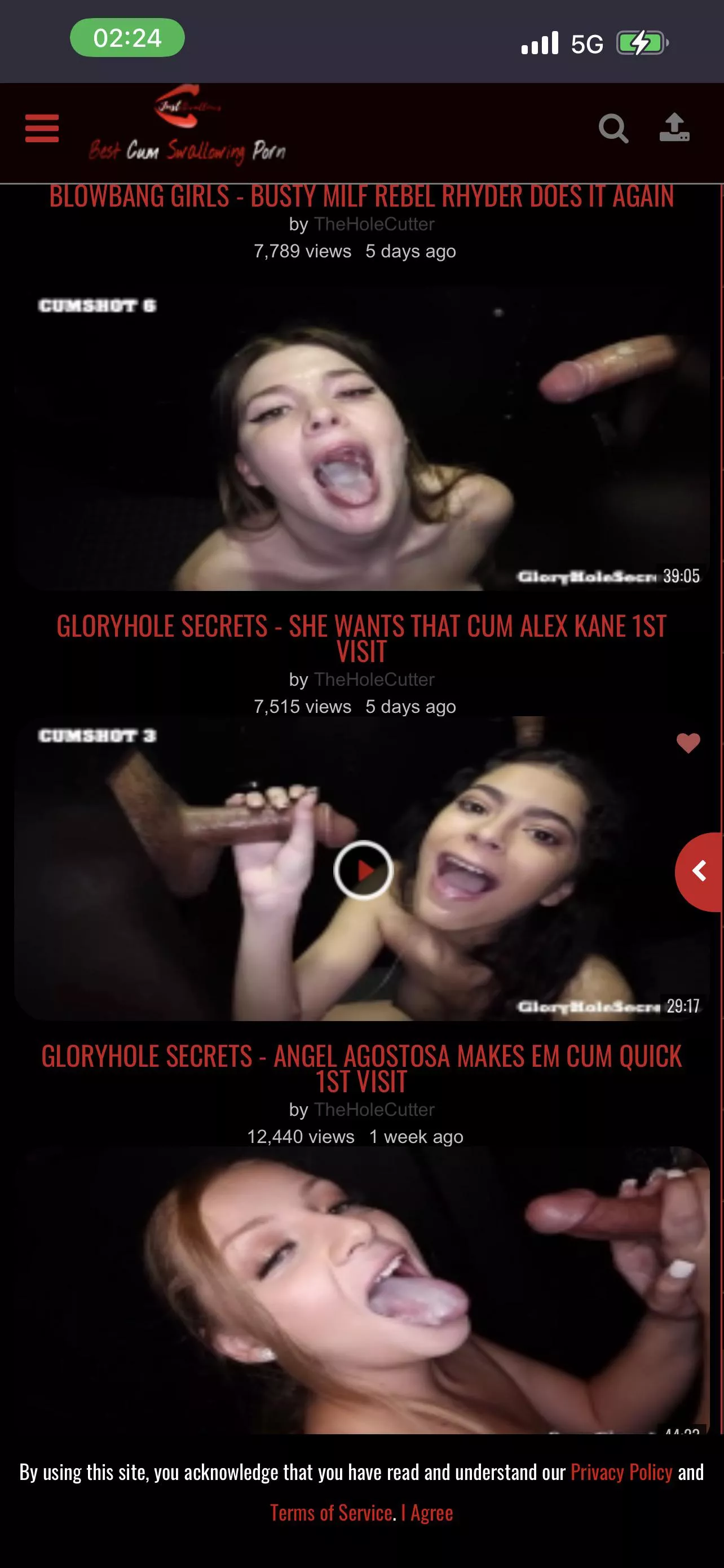 So Ovbi I’ve been using just swallows for recent gloryhole vids and recently idk what’s happened but does anyone any websites to use like the unique ones not the usual ones that will give you a preview and stuff? posted by k1hunna98