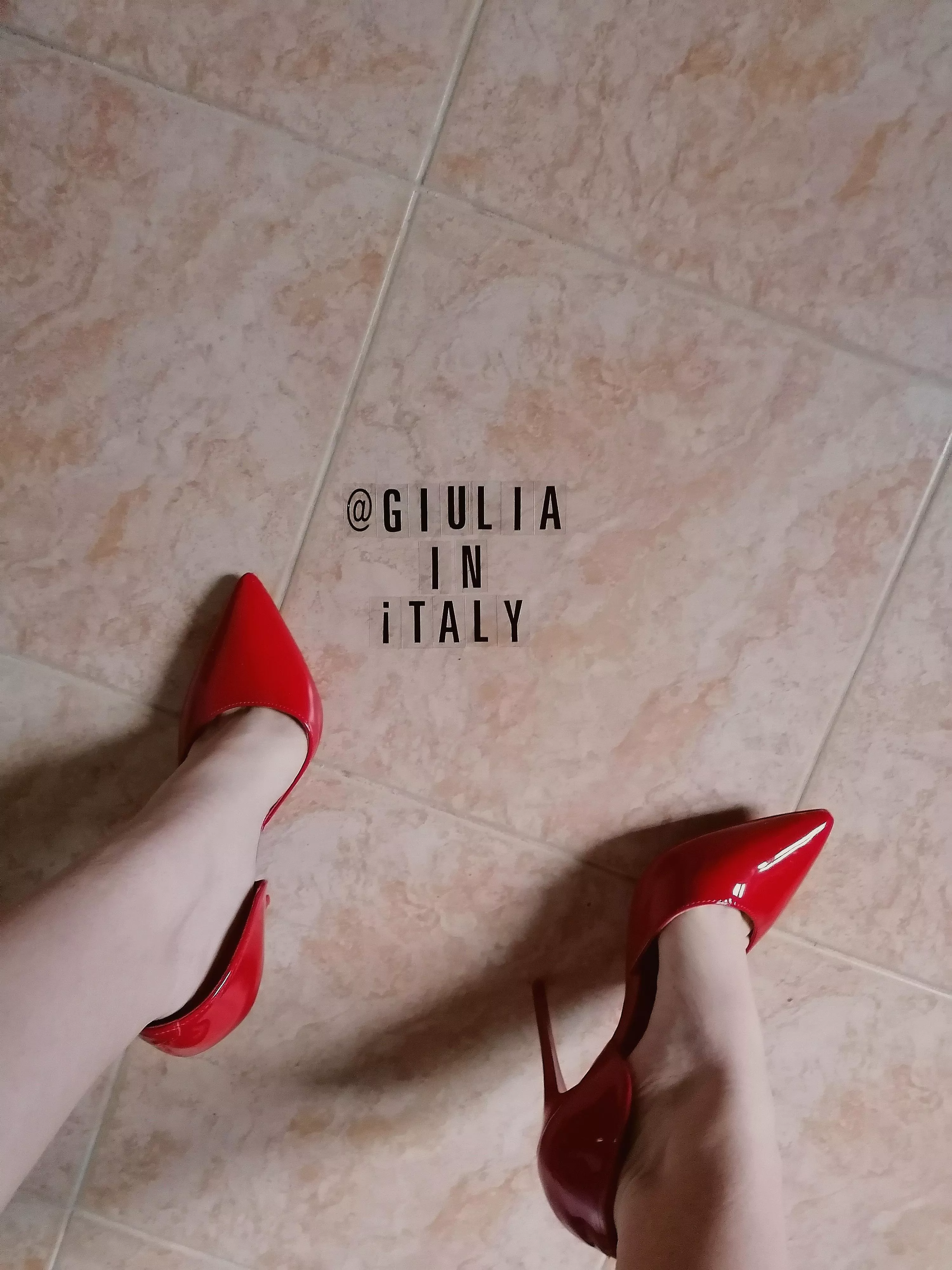 So sore from wearing heels... Who's going to rub them? 🥱[F, 22] posted by giuliainitaly