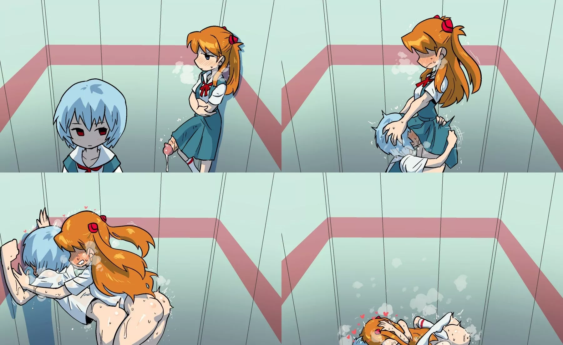 so that's why they're always so awkward together posted by dragongirlhentai