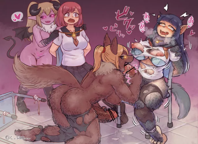 so who would love it to be a wolf too? [c-3matome] by Blue-Fire666