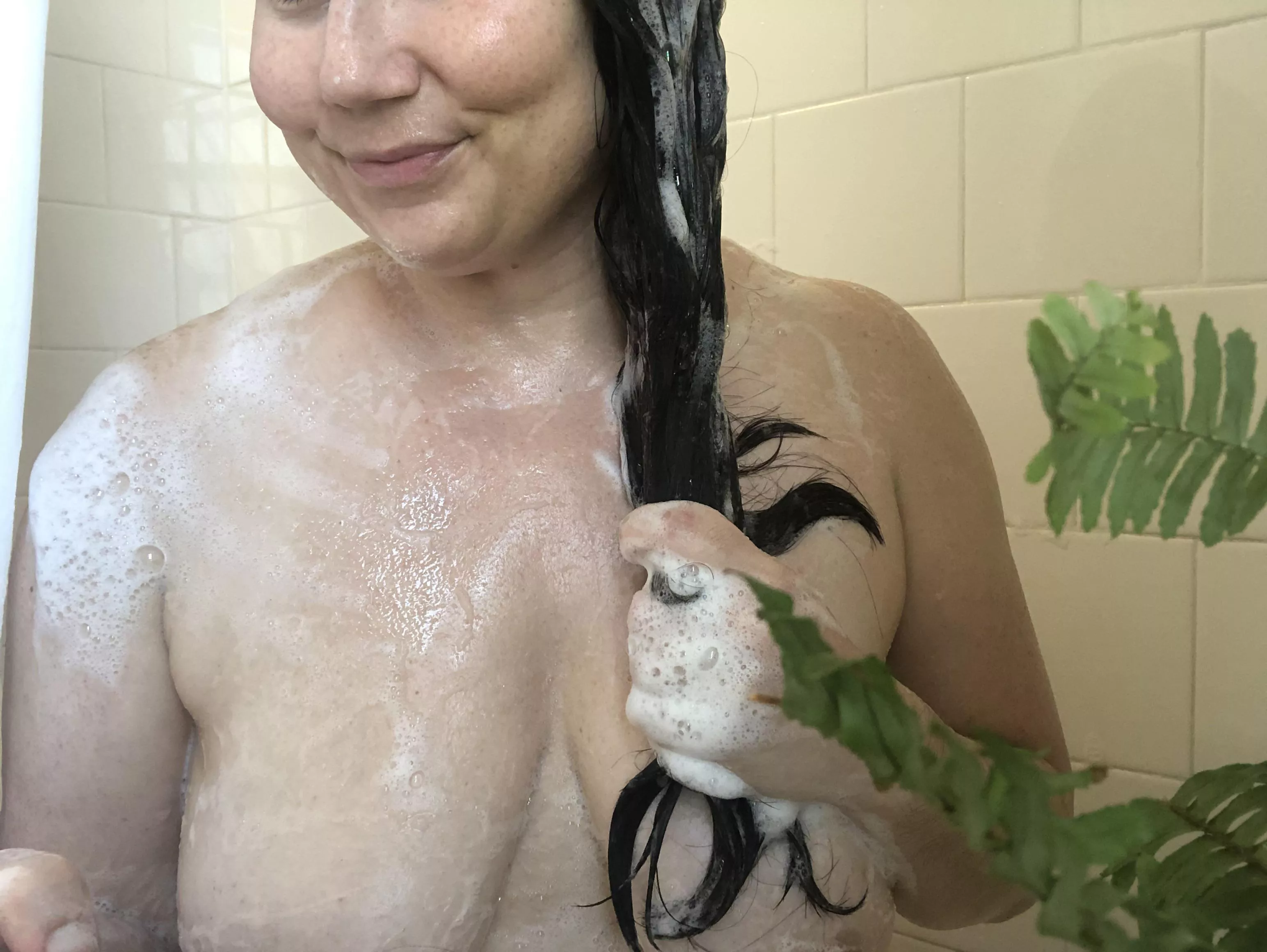 Soaped up and slippery! posted by margotinthecity