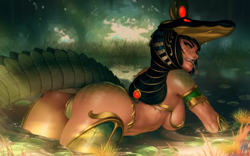 Sobek, Goddess of the Nile (TheMaestroNoob) by HentaiGodGG