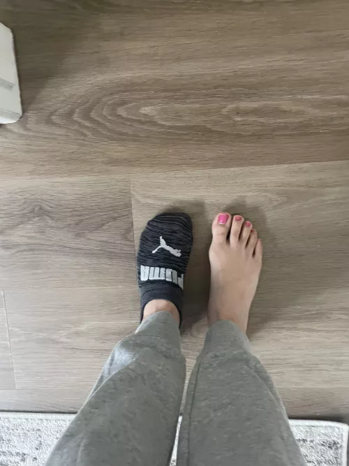 Socks on or off ?? 😋 by Sealsack