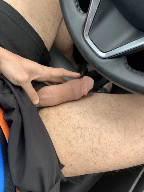 Softy in the car. by cowboythrowaway2