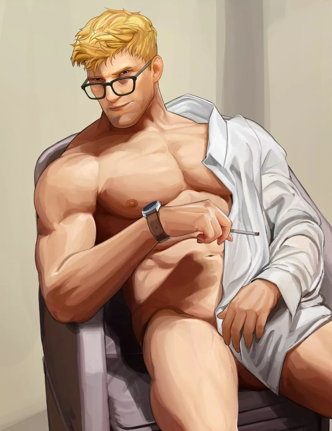 Soldier 76 looking sexy (Overwatch) posted by AlbertMendez442