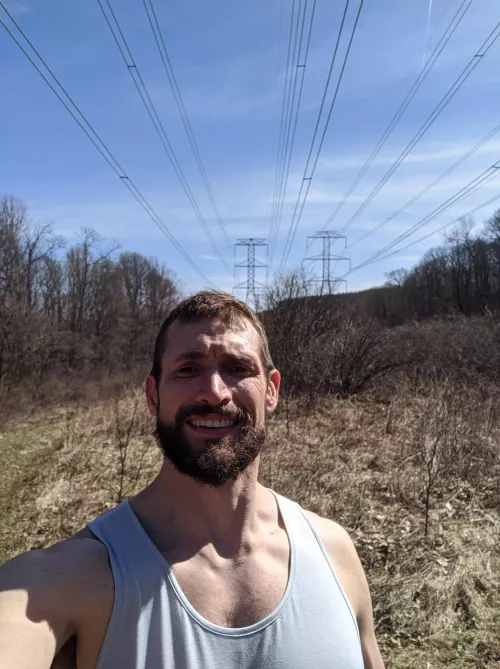 Some high voltage lines over this part of the trail by collect3825