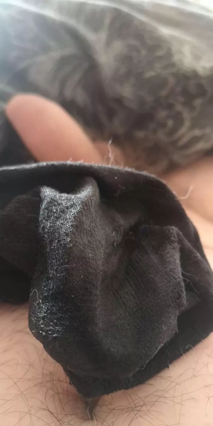 Some random guy came in his sisters sock dm if you wanna talk about feet posted by Top_Item1421