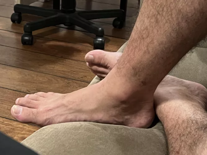 Some say my feet are cute. Idk. What you guys think of it? by Shot-Top6166