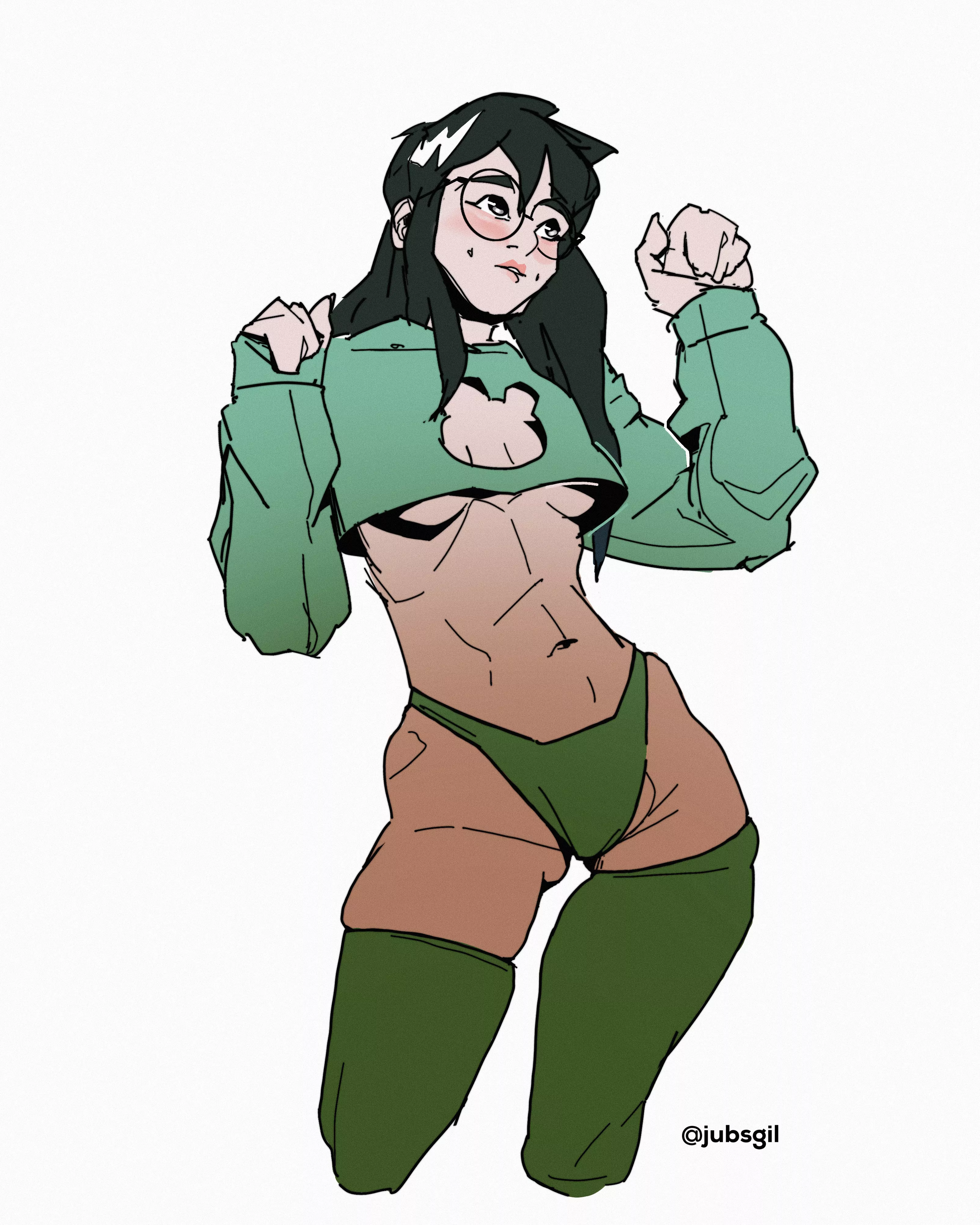 Some Tsuyu Asui Teasing drawing [jubsgil] posted by jubsgil
