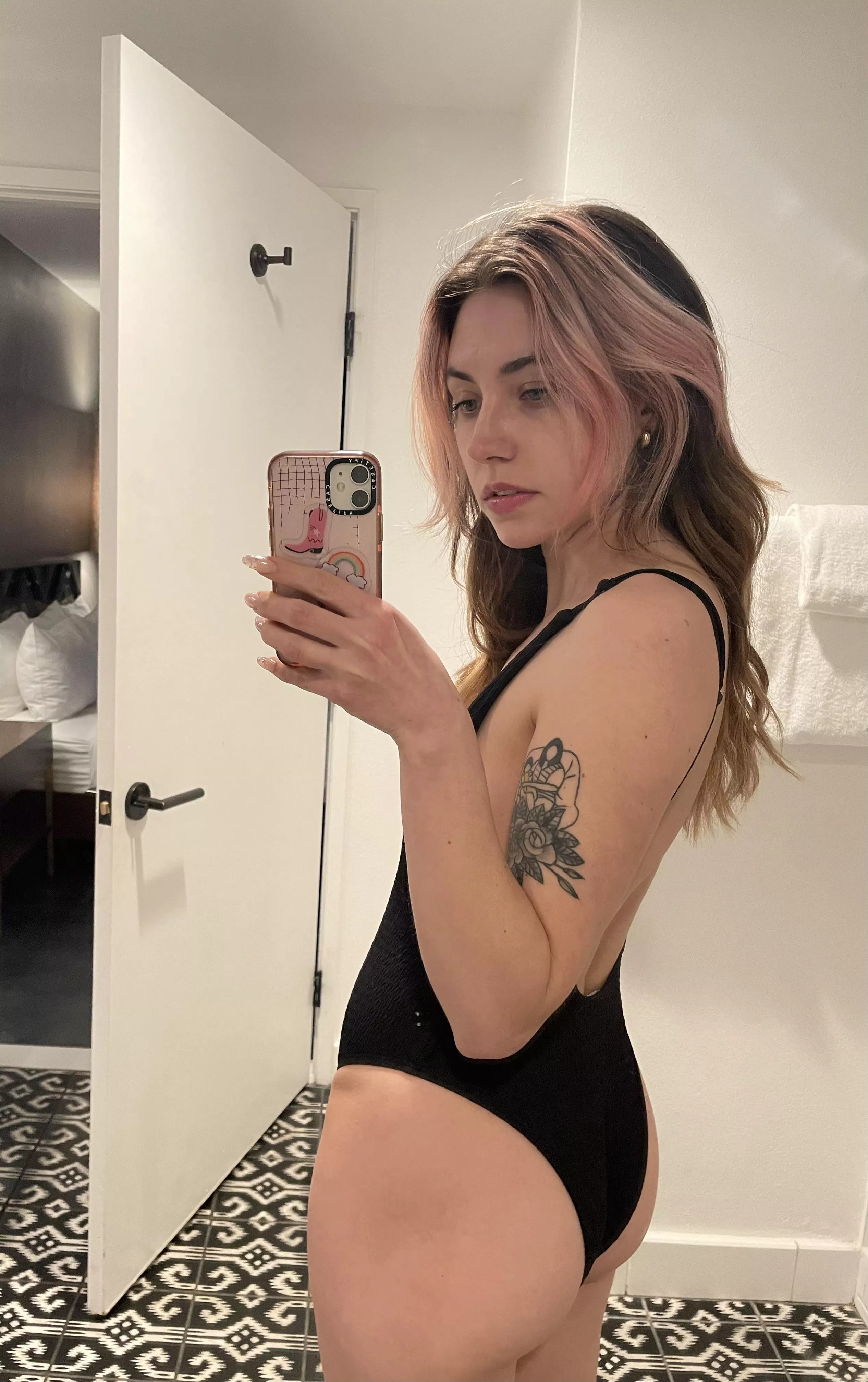 Something about 1 piece bathing suits…. (F) posted by LuxxuryCar23