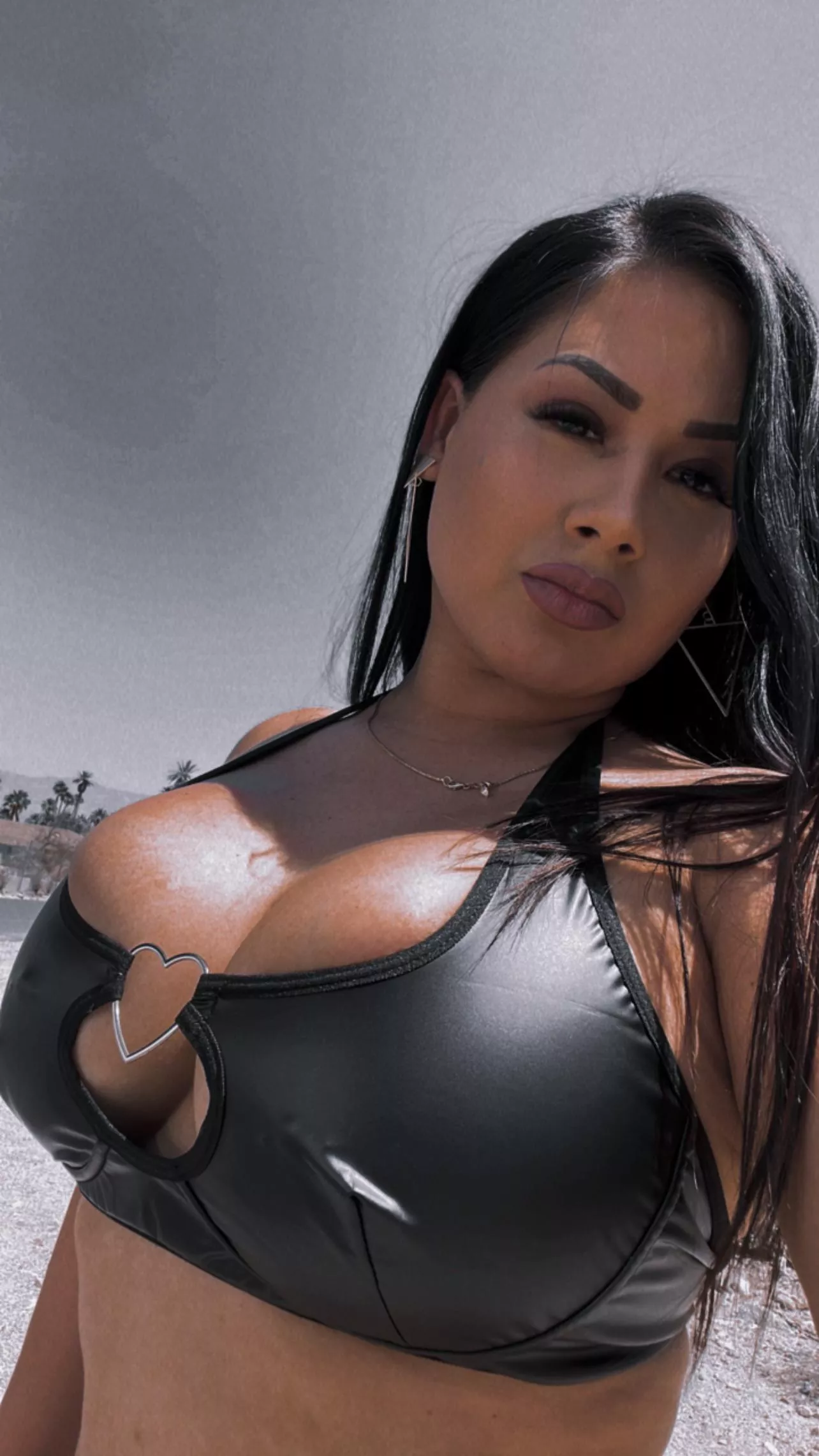 Something about tits is some pleather is so hot posted by LustyAlivia