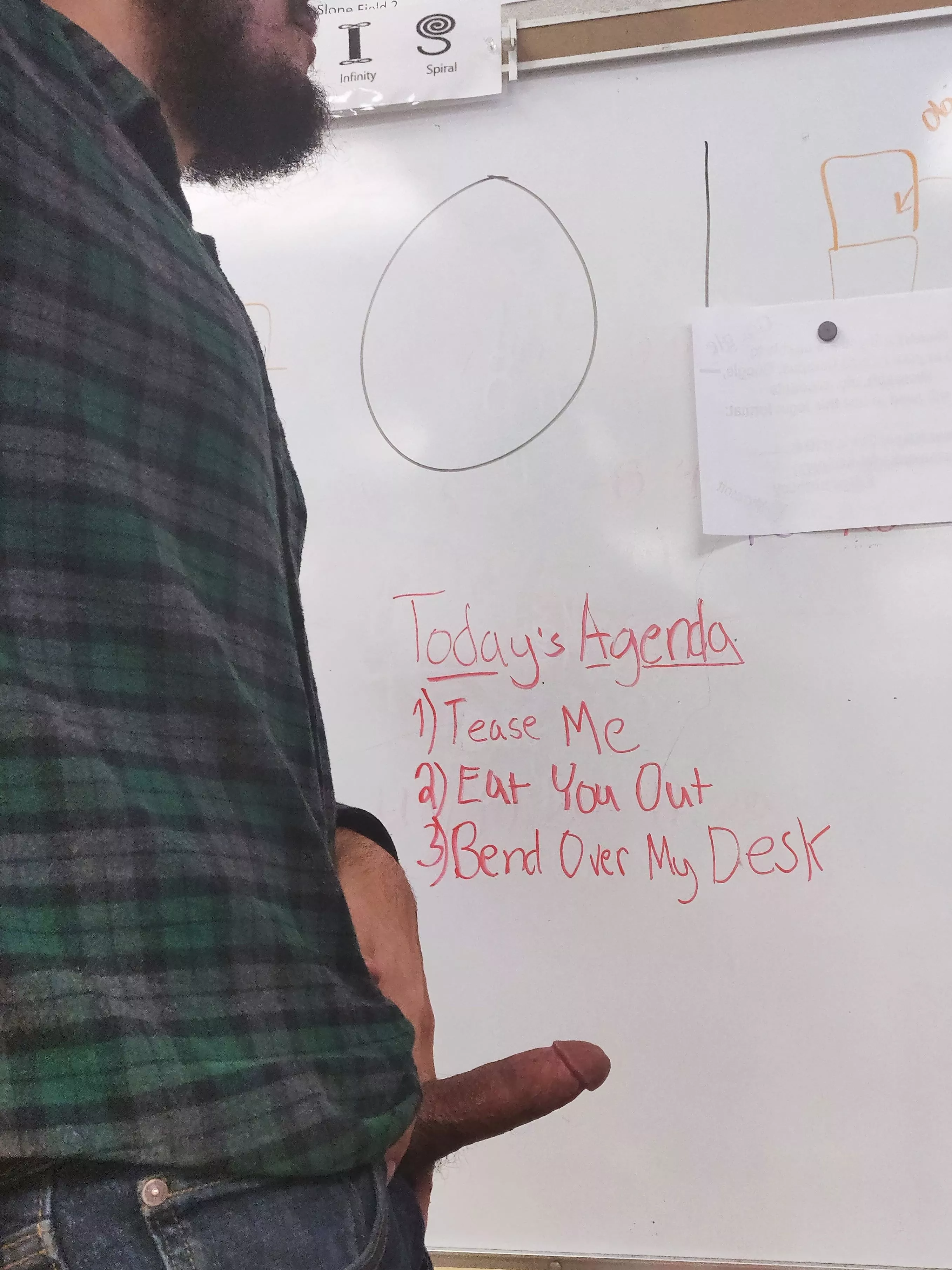 Sometimes A Professor Can't Help To Want What He Wants. posted by Thegiant-23