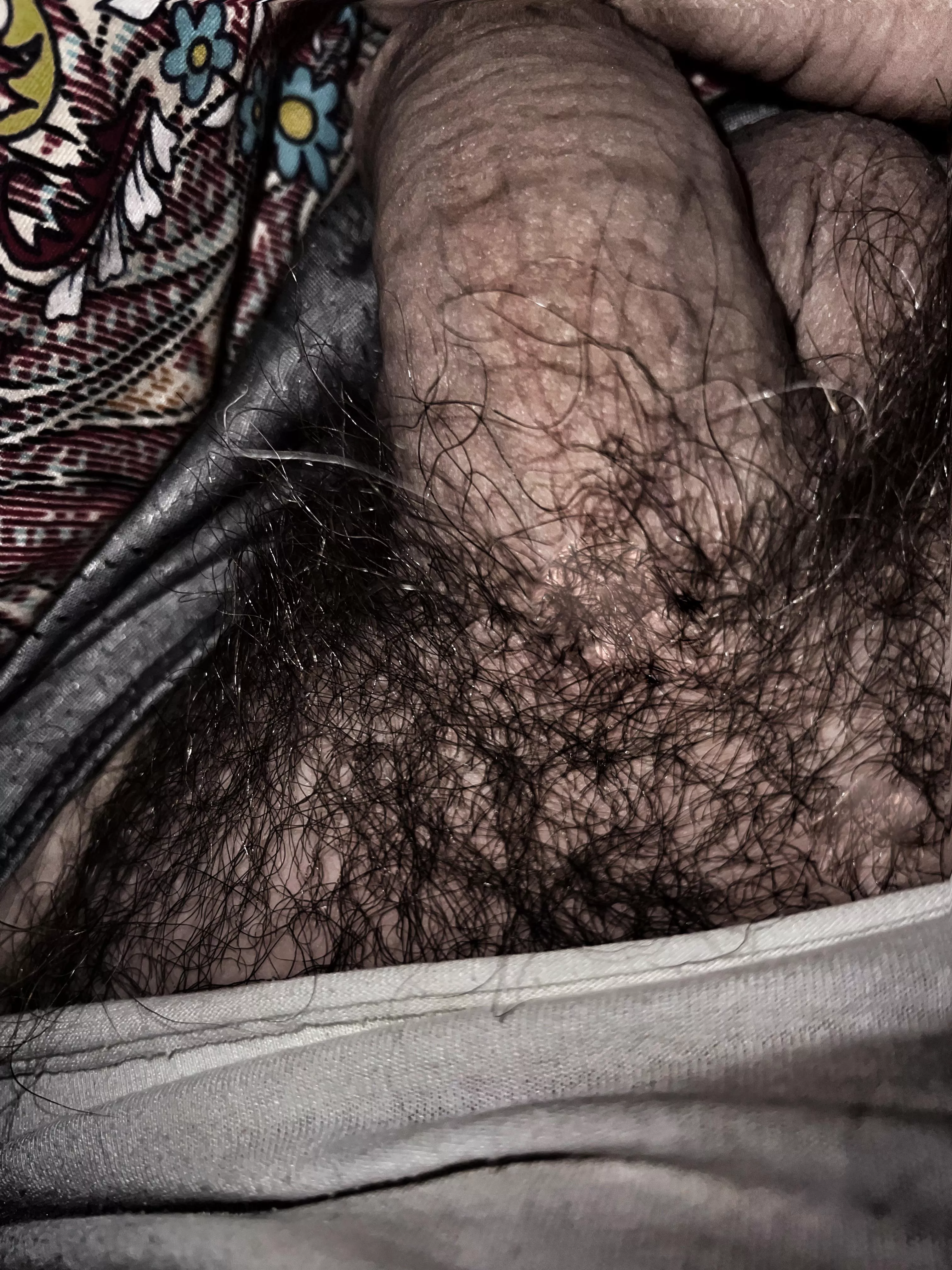 Somewhere under that hair is a fat cock posted by HungNolaDude