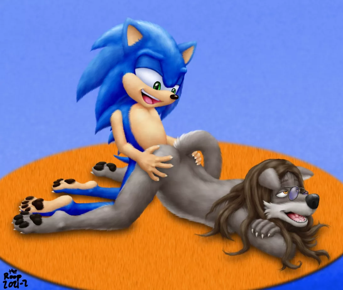 Sonic and Roop (OC- by theRoop) [M/androgynous] posted by the-Roop