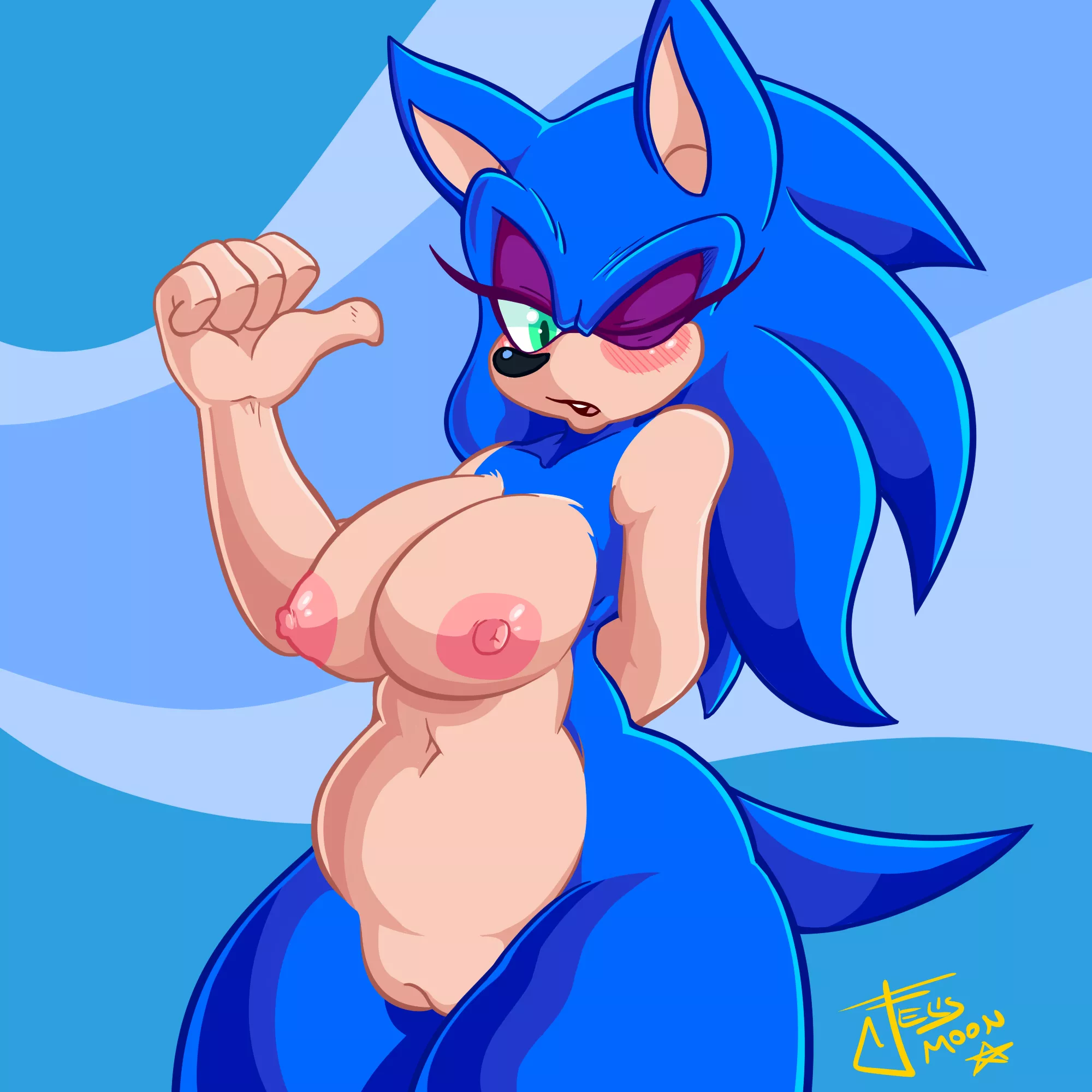 Sonic Genderbend ;) posted by FelisMoon