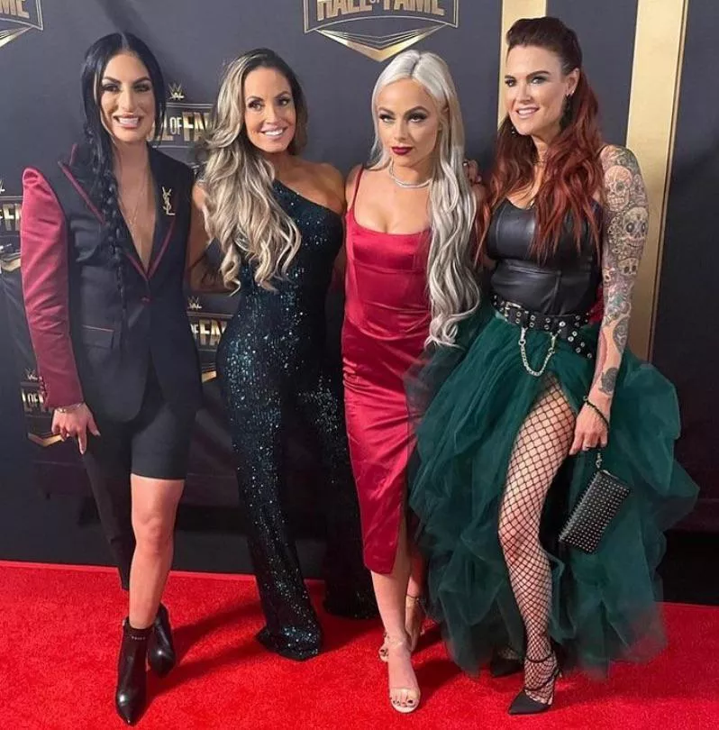 Sonya, Trish, Liv, and Lita posted by michalemartyr