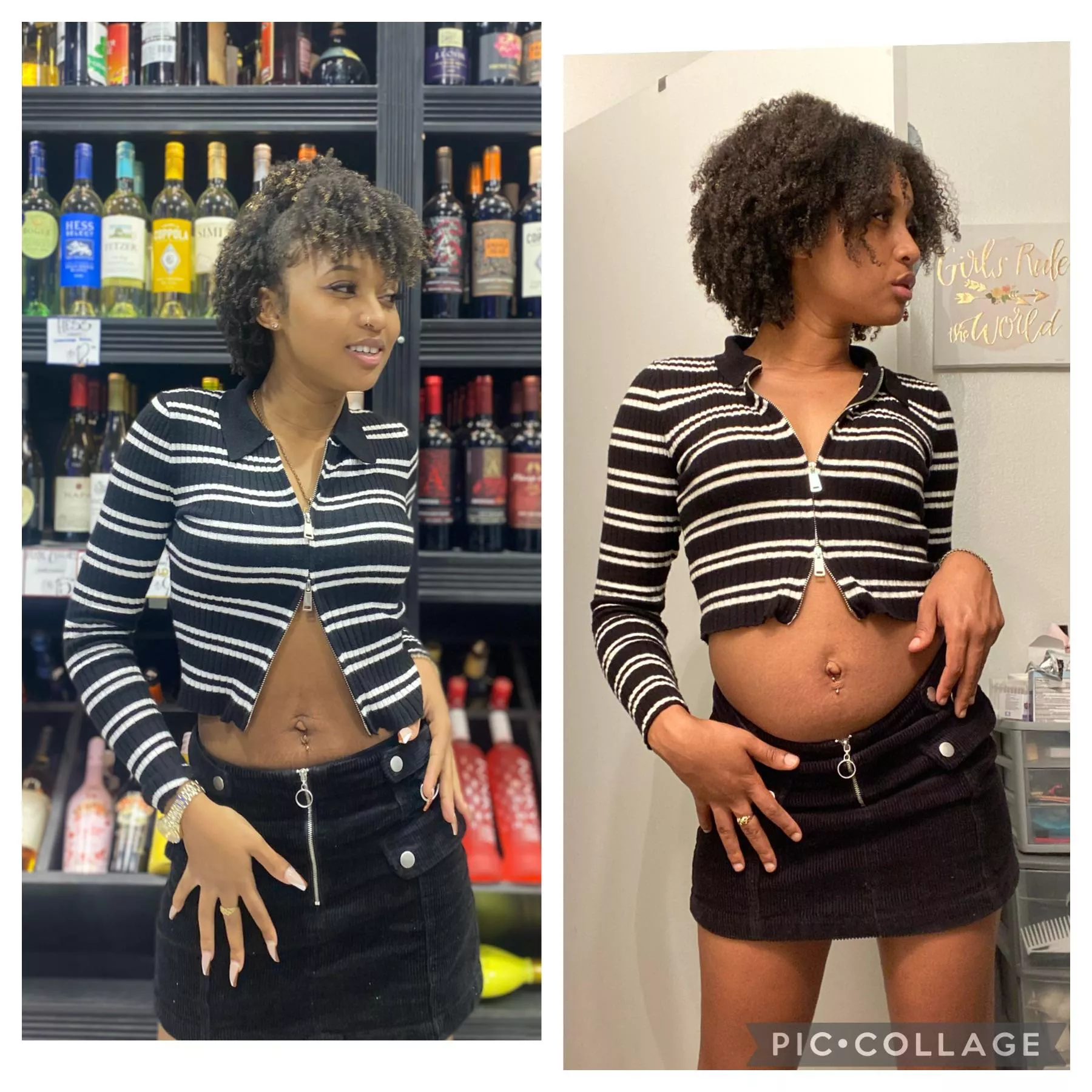 Soon I hope to not be able to zip either up🤭😊 posted by Milleyon