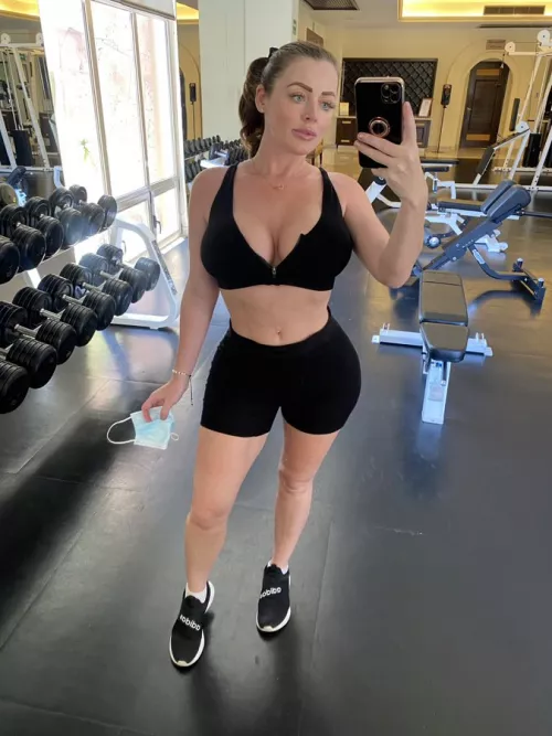 Sophie working out. by Major_Pangolin_6476