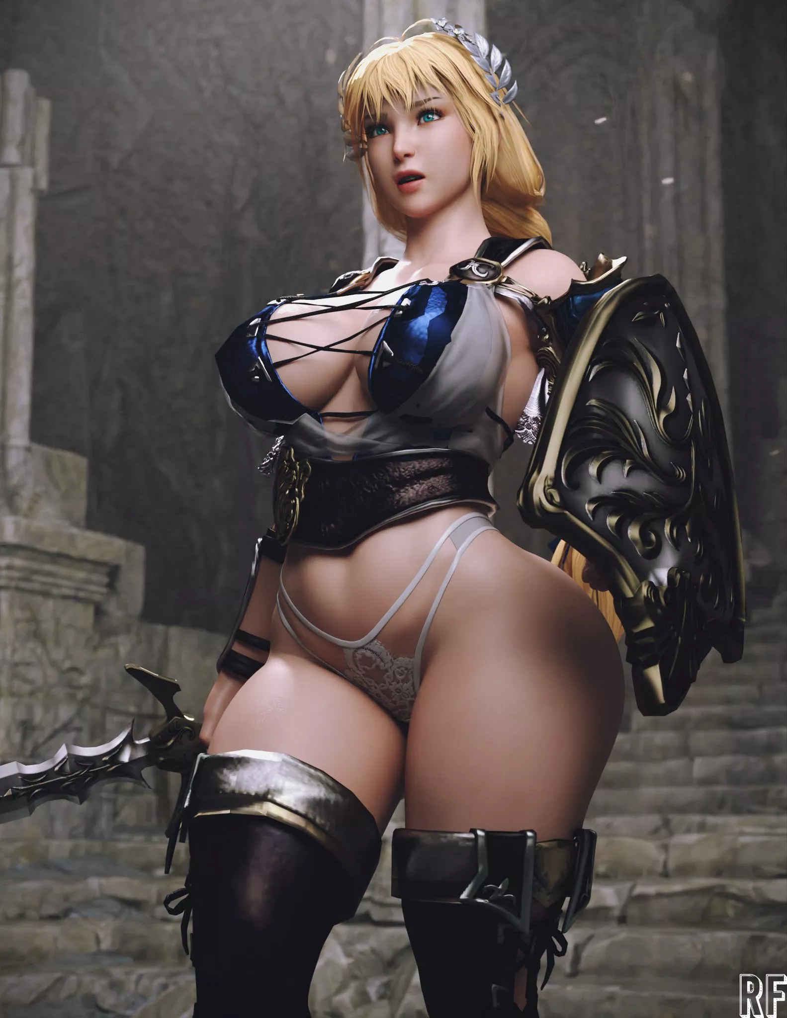Sophitia (Rude Frog) [Soulcalibur] posted by Kuro-Oji