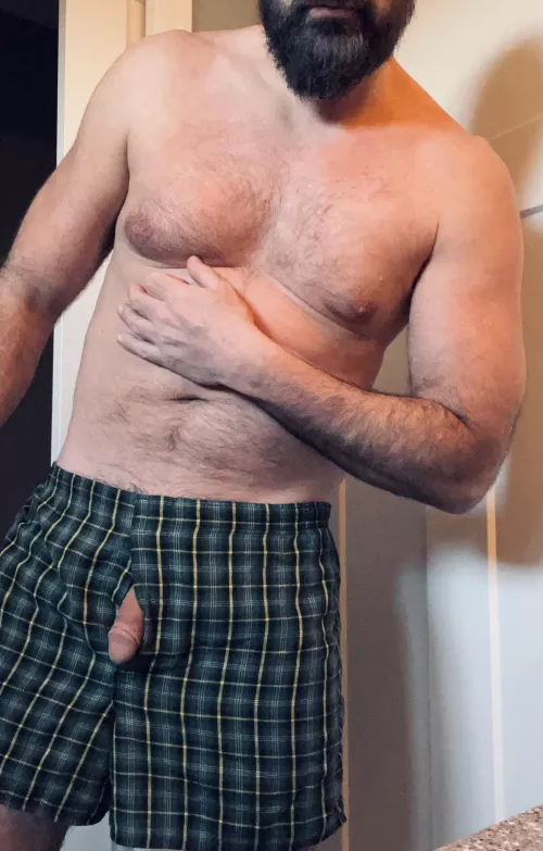 Sorry about the boner by MuscleGutGuy