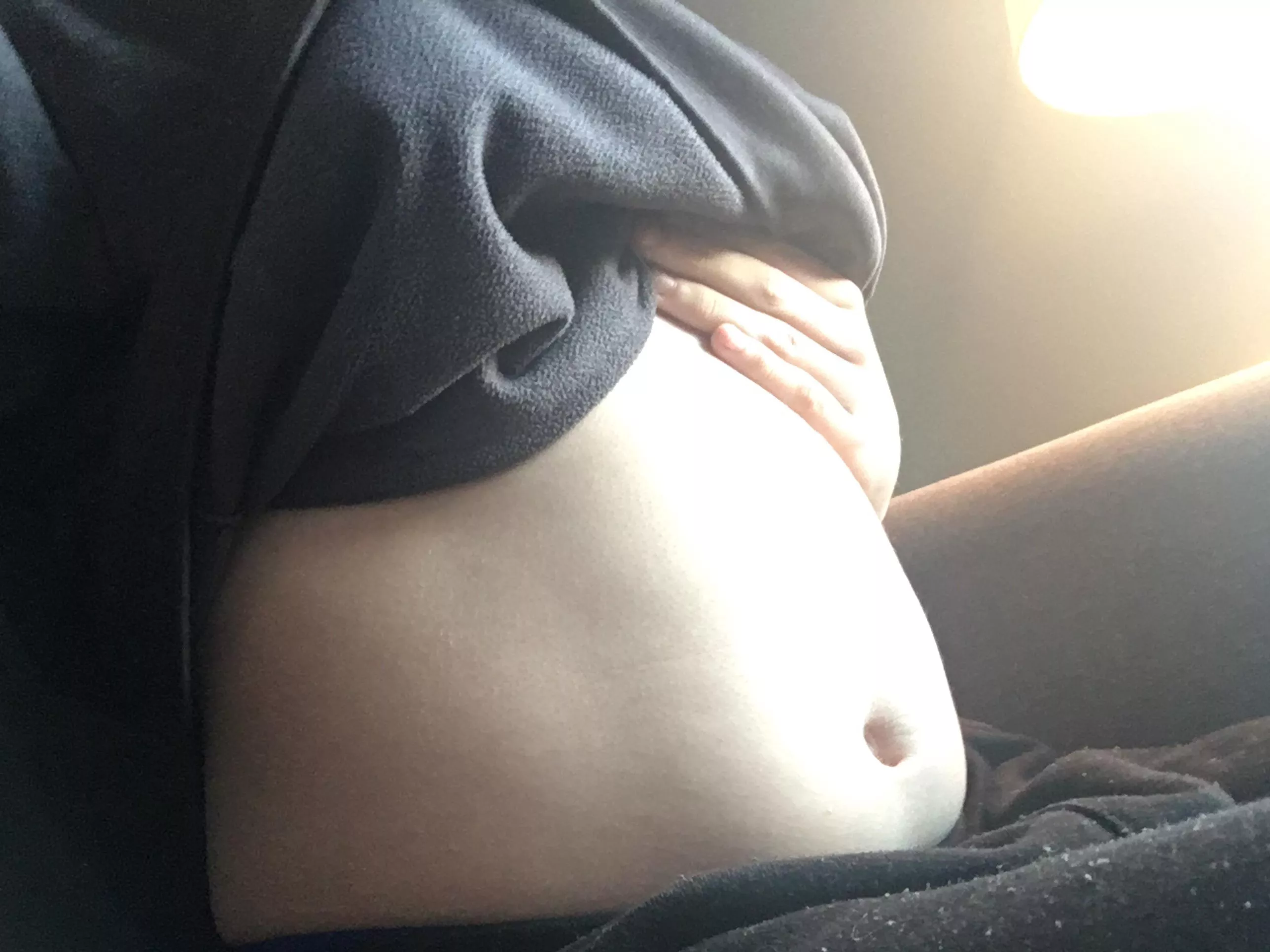 Sorry I haven’t been posting! I’ve been busy all month, but I have been sneaking in stuffings almost every day, so I’ve gotten chubbier! Anyways, here’s me after an entire 2000 calorie chocolate bunny: posted by toofullformore