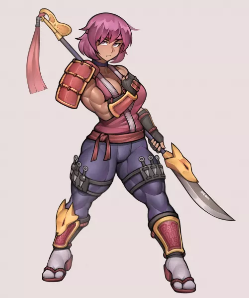 Spear Warrior.(@RD_RNOO) by TheTMoneyMan