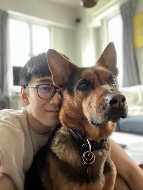 Spending my time with my bestie. 🐕❤️ by _____kev