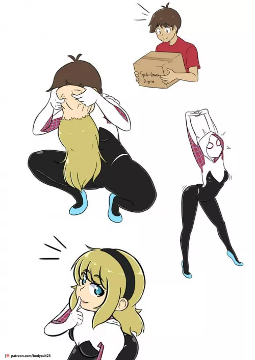 Spider Gwen Suit by Valuable_Scallion910