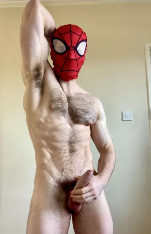 Spidey’s stomach hair is on its way back, and he could not be happier about it by J-Harker
