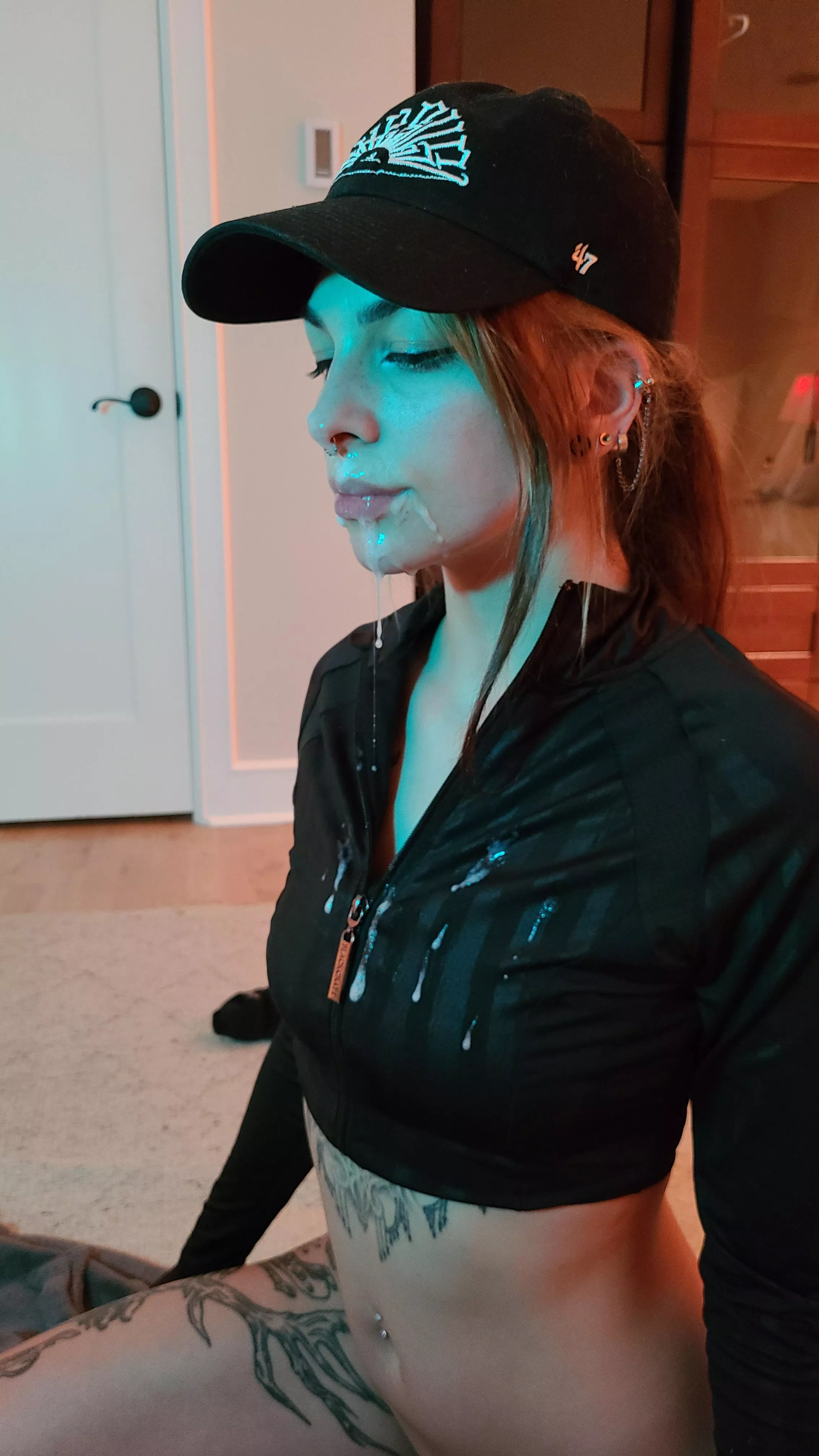 spilled my protein a lil.. posted by fornowitness