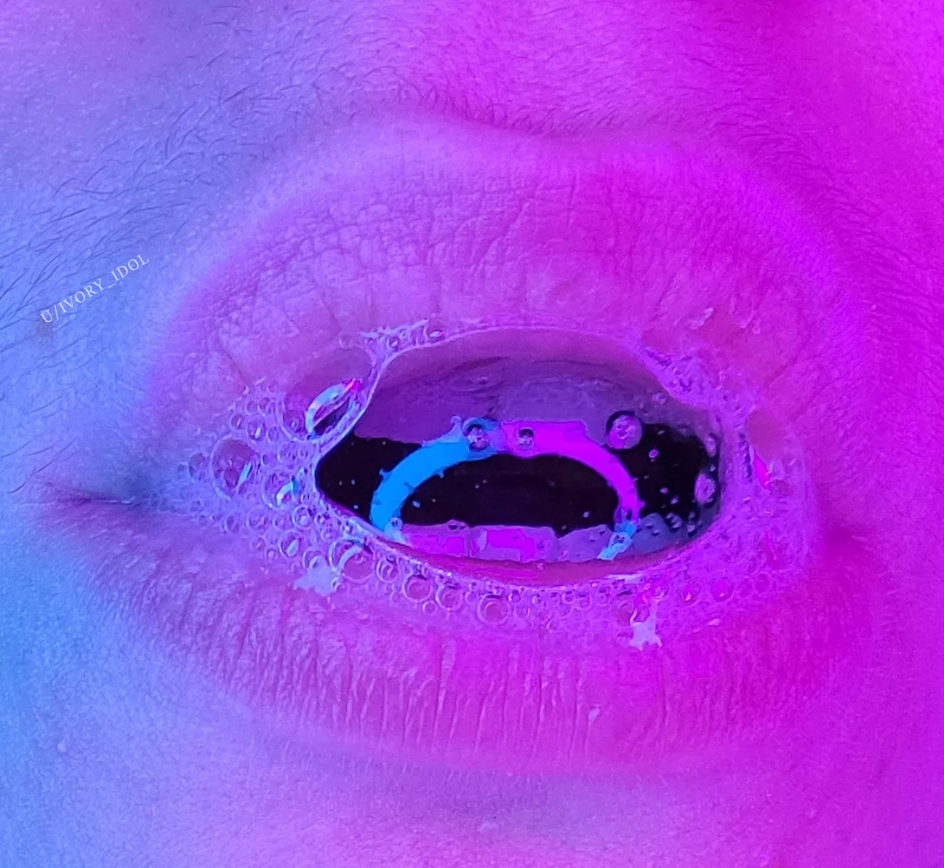 Spit Bubble posted by Ivory_Idol