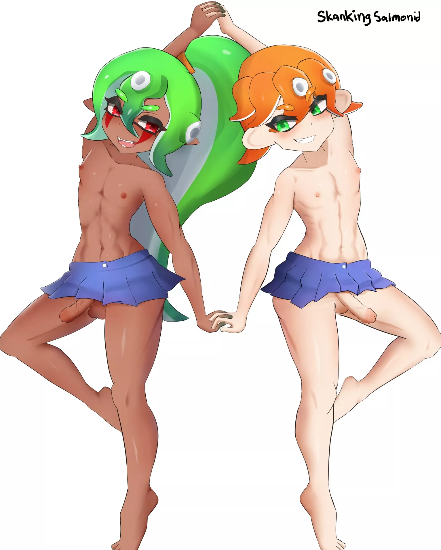 Splatoon Boys Comm I drew posted by SkankingSalmonid