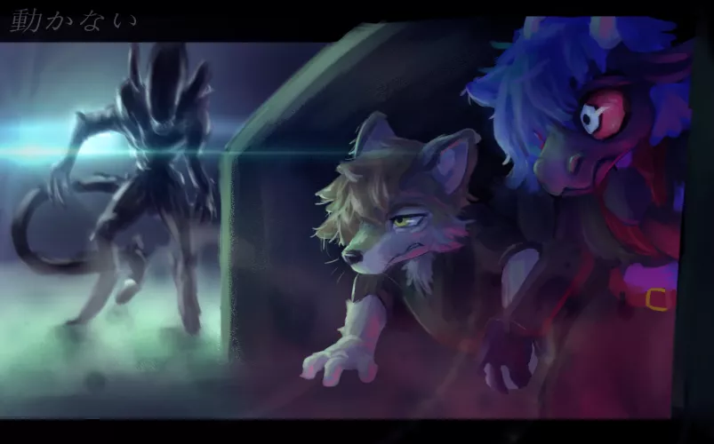 spooky comm i did for someone on fiverr :] by EnenraKage