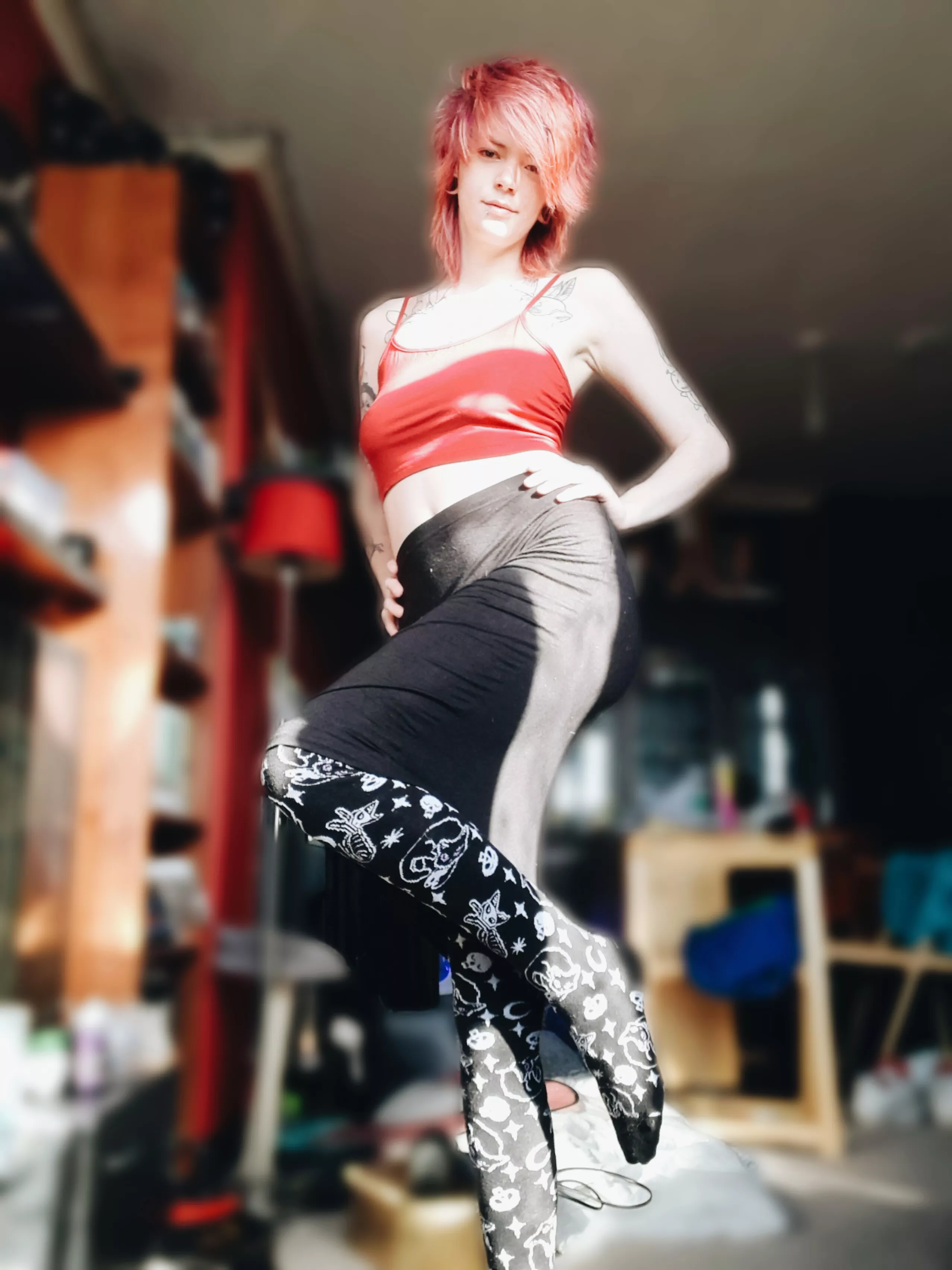 spooky slut thigh highs posted by Demon-In-Your-Ear