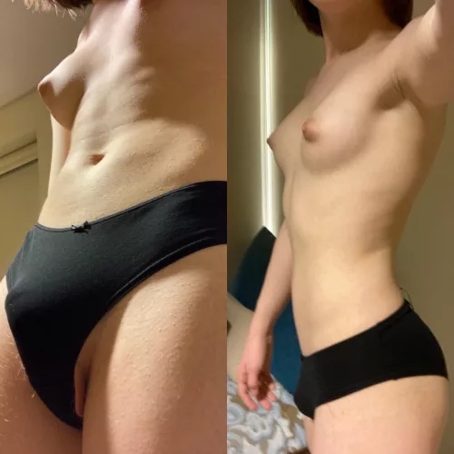 sportive cutie with a little suprise by tteugeowo