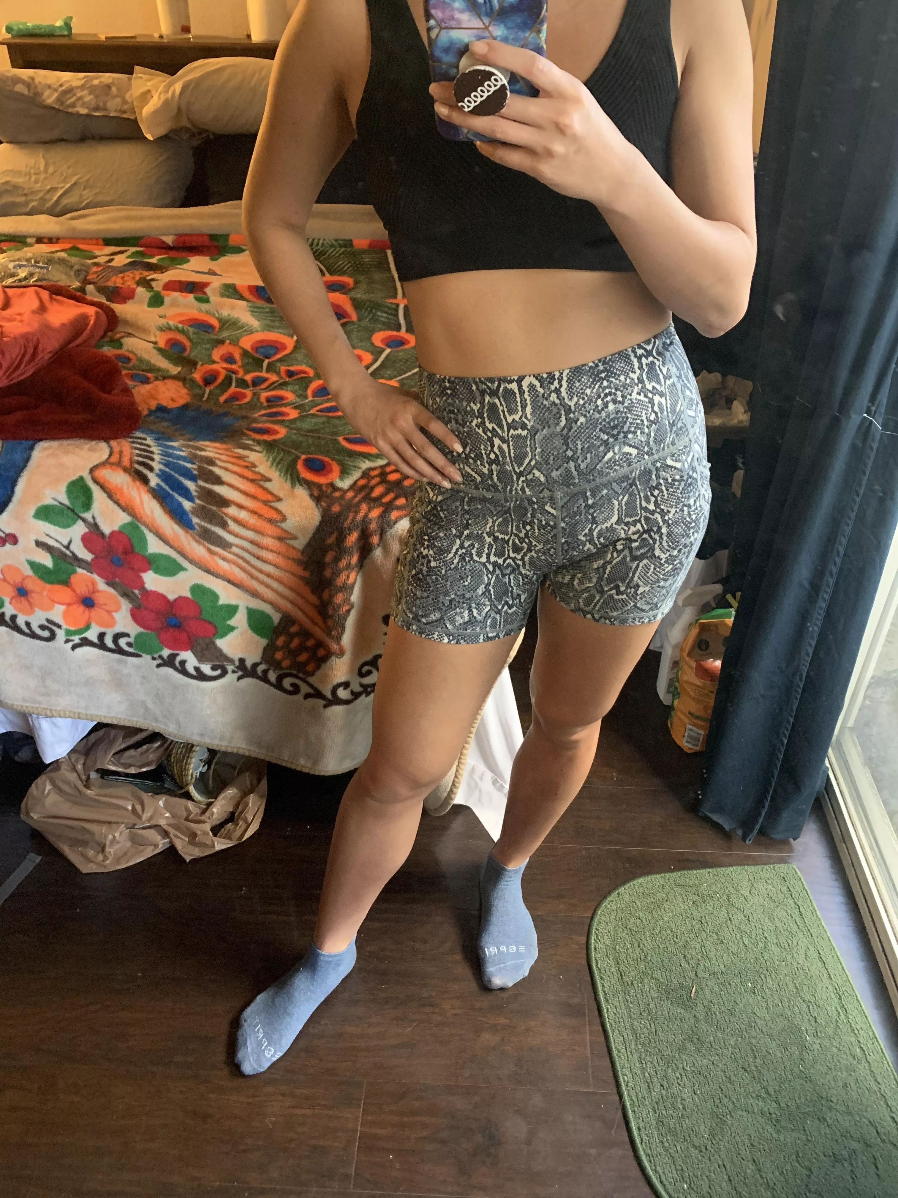 Sporty Chick at your service 💦🧦 posted by librabutterfly