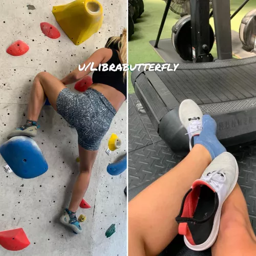 Sporty chick is sweaty up a storm 💦👃🧦 by librabutterfly
