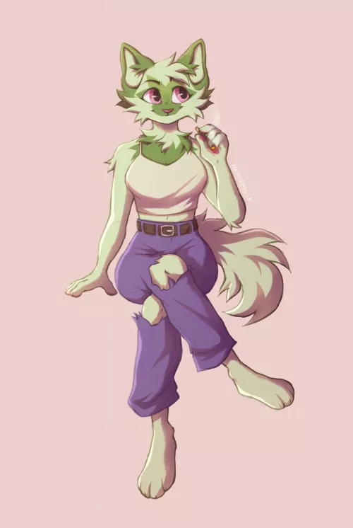 Sprigatito 🍃 (Art by me: Paranormaws) by anotherpine