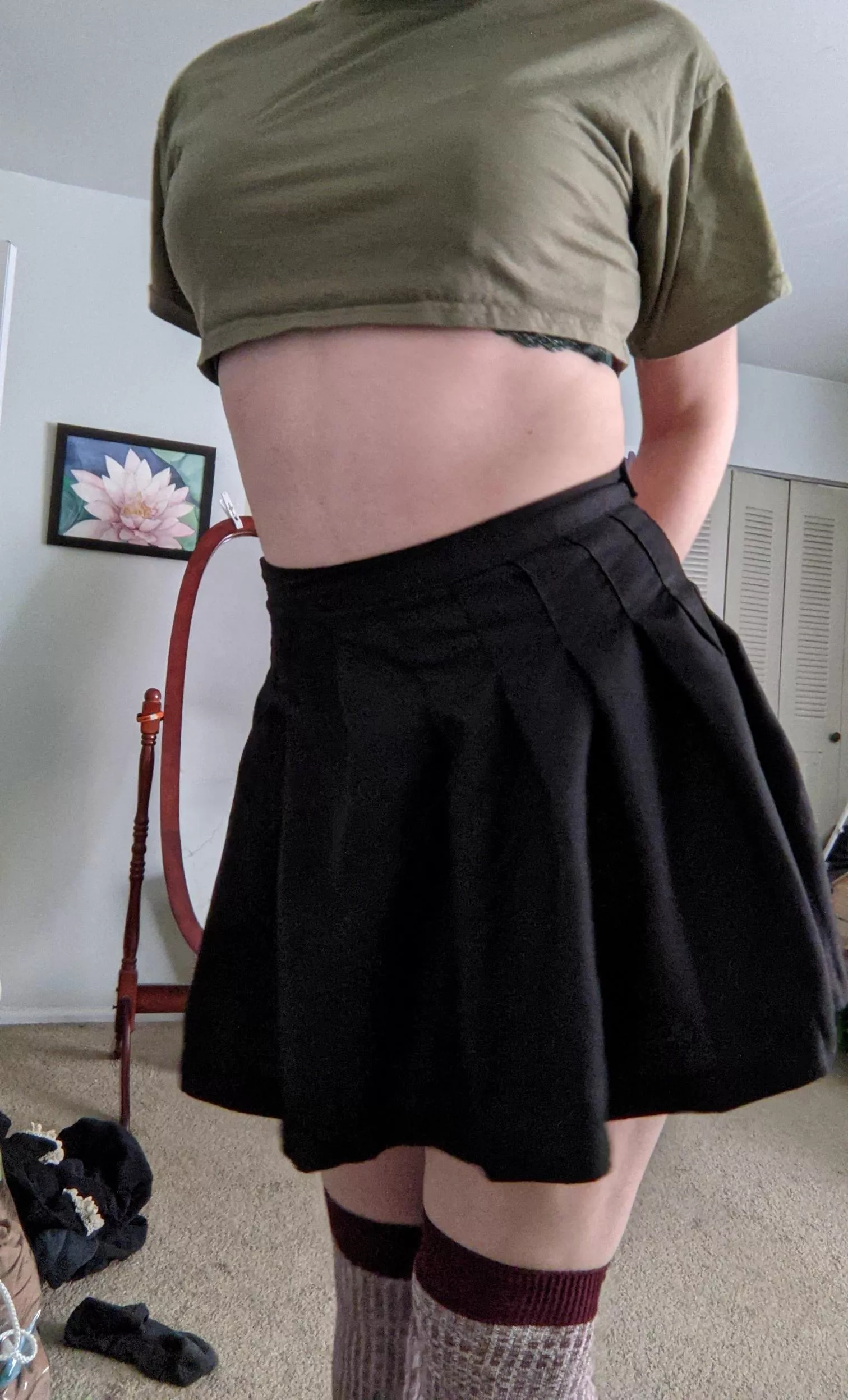 Spring time means skirt and crop top times posted by Amy_Rwose