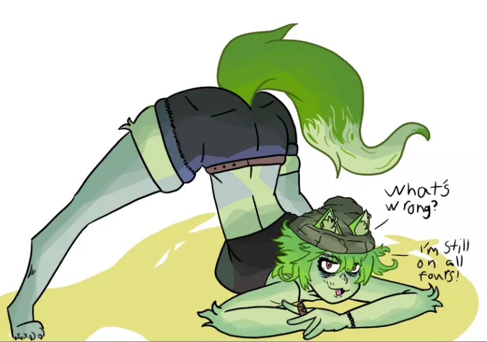 springatito cat on all fours (idk whats so special about her having to stay on all fours :/ by Kirraqueendaisan