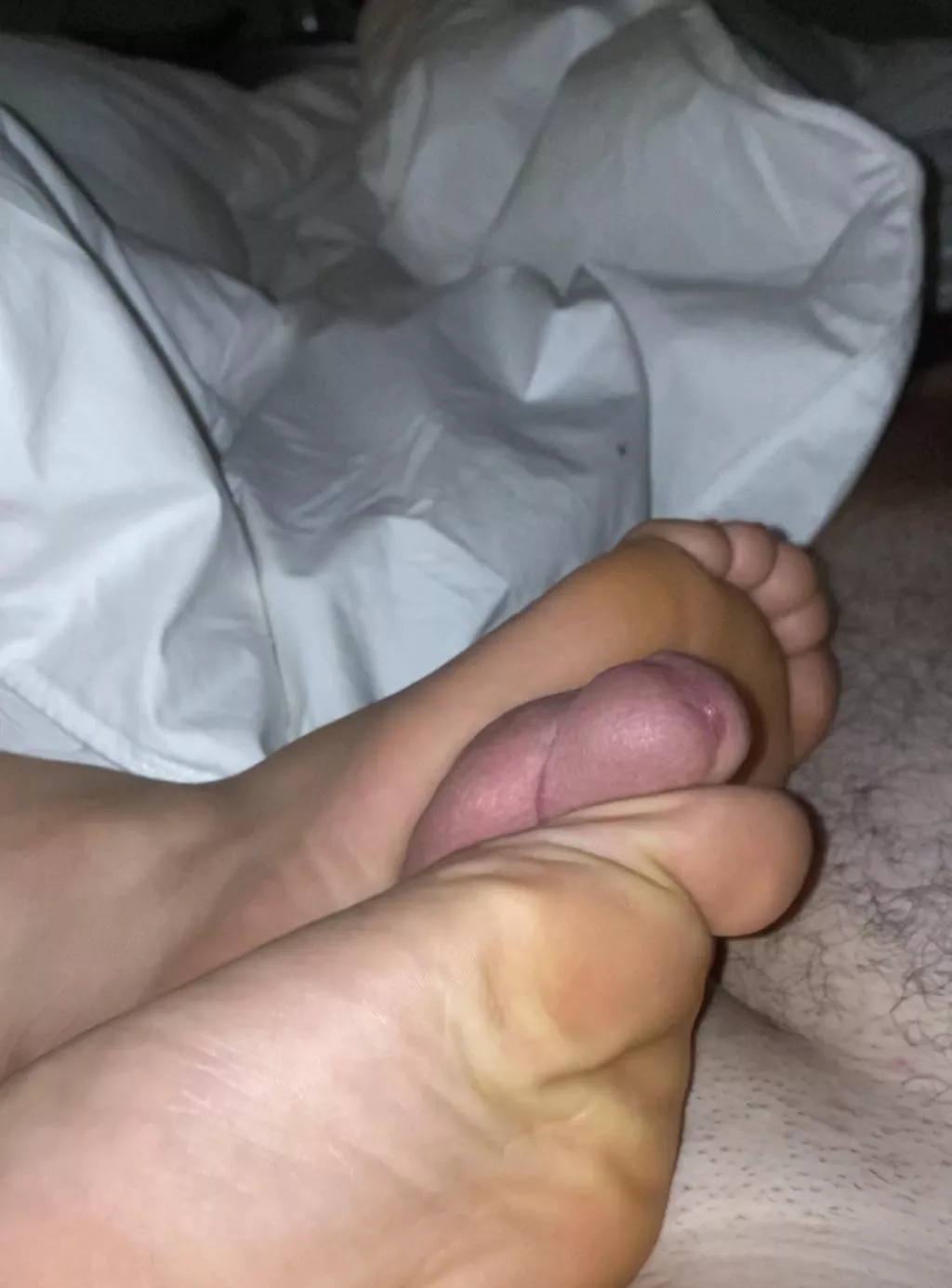 Squishing his cock after he already came posted by LowKeyFix2752